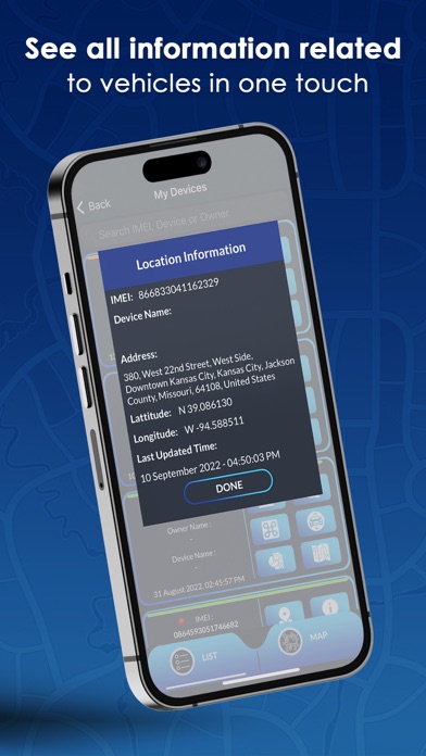 Mex Telematics Screenshot