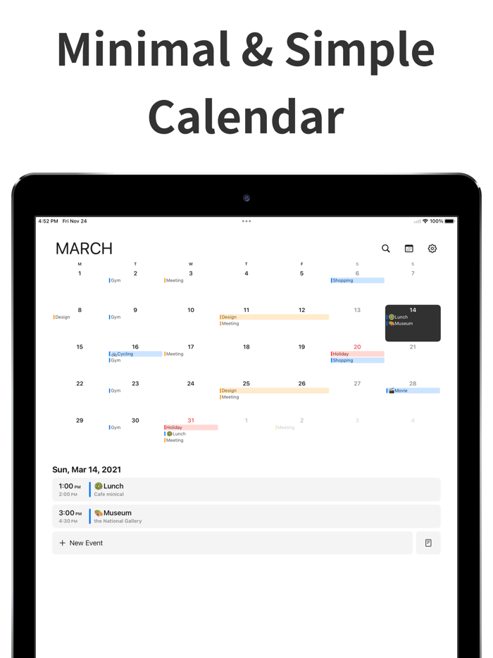 minical - Planner and Calendar