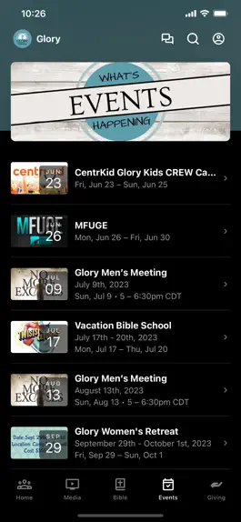 Game screenshot Glory Fellowship Church App hack