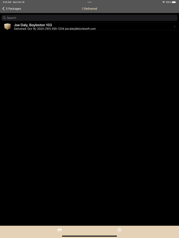 Tenant Package Tracker