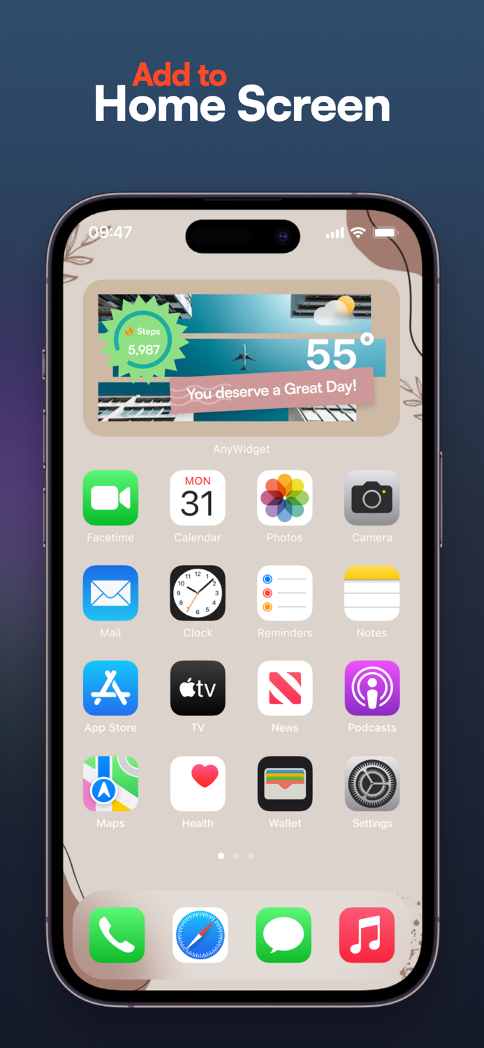 Any Widget No Literally...