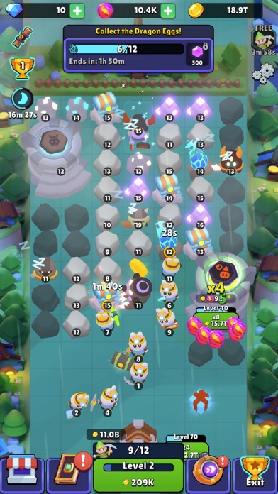 Gold and Heroes - Idle Dig Screenshot