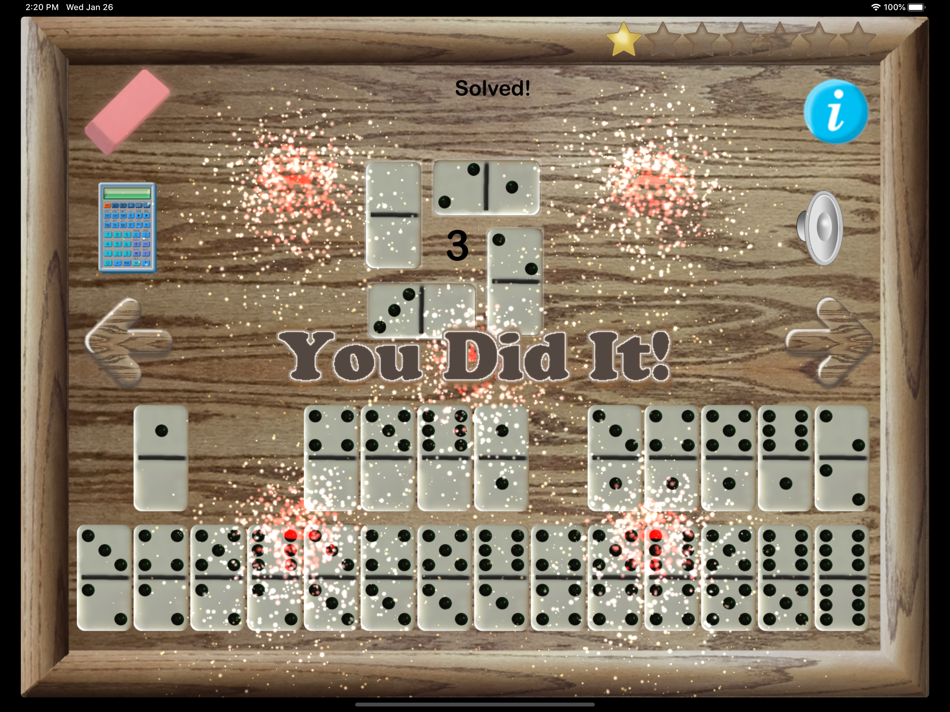 #4. Dominoes Puzzle #2 (iOS) 来自: Ventura Educational Systems