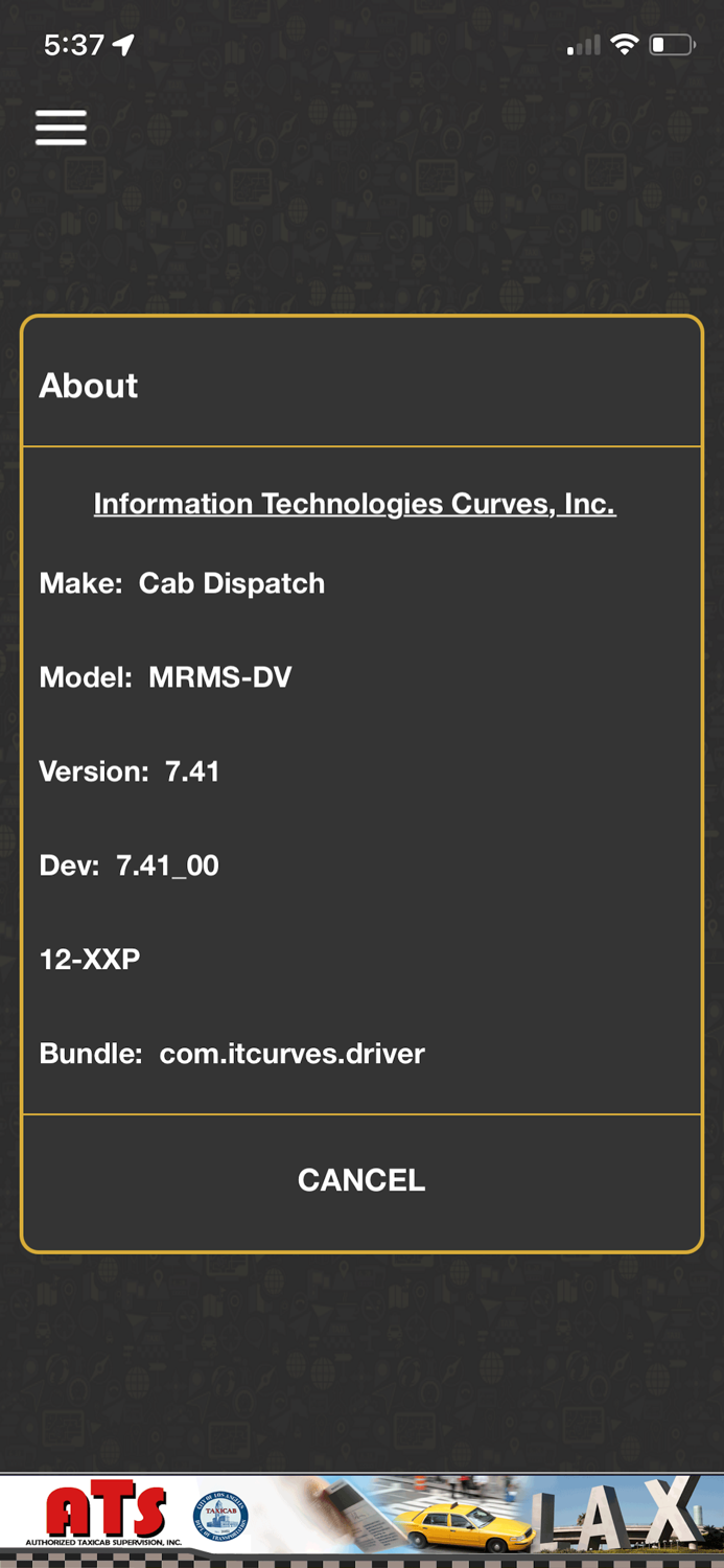 Authorized Taxicab Supervision