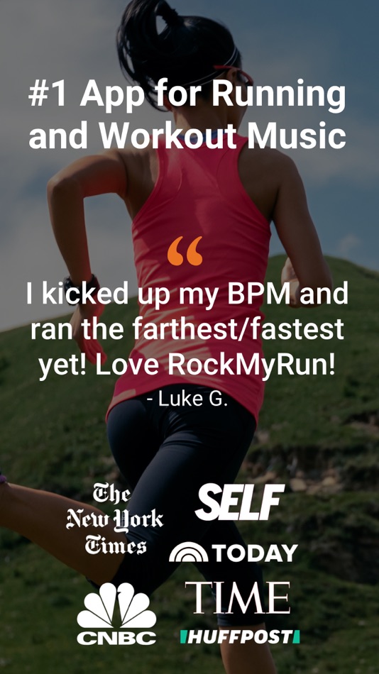 #1. RockMyRun - Workout Music (iOS) By: Rock My World, Inc.