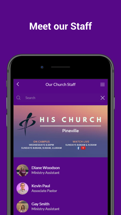 His Church Pineville Screenshot