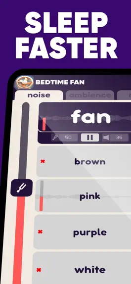 Game screenshot Bedtime Fan Noises for Sleep mod apk