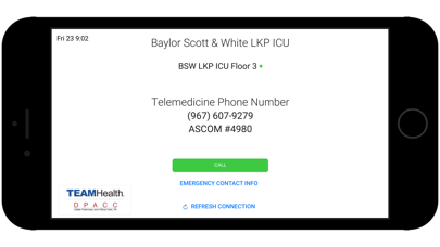 DPACC Tablet Screenshot