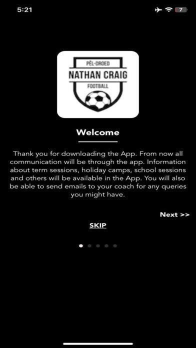 Nathan Craig Football Screenshot