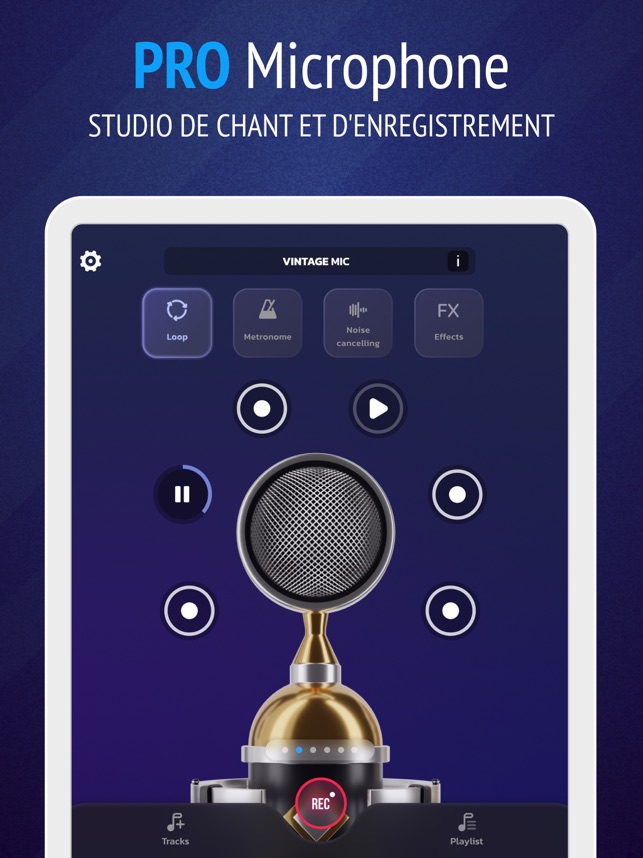 Pro Microphone pour chanter dans l'App Store