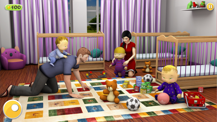 Triplet Baby Mother Simulator