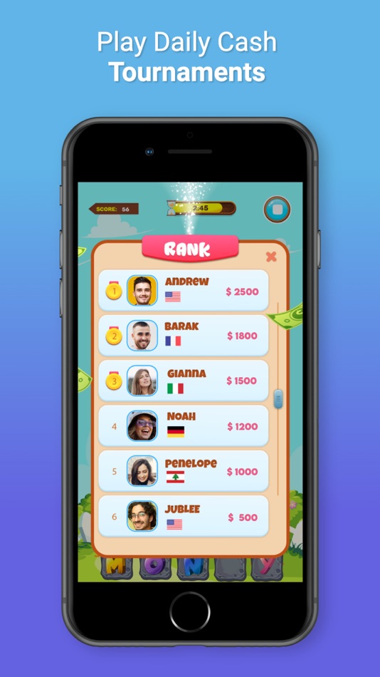 #4. Word Match 3D Connect Skillz (iOS) 由: Kaaktech Ltd