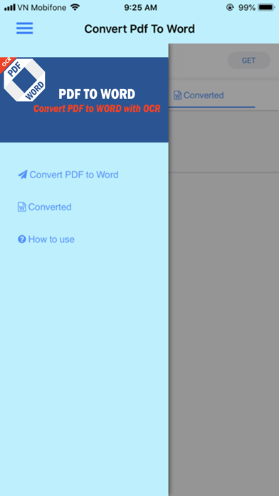 Screenshot #1 pour Convertir un PDF en Word