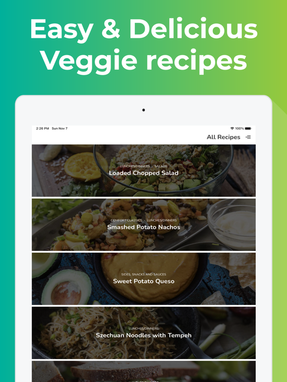 Screenshot #4 pour VeGyGy - Vegan recipes