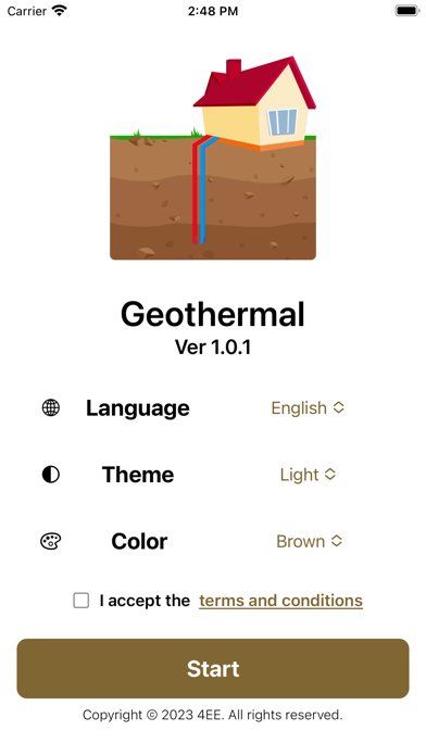 Geothermal Calculator Screenshot