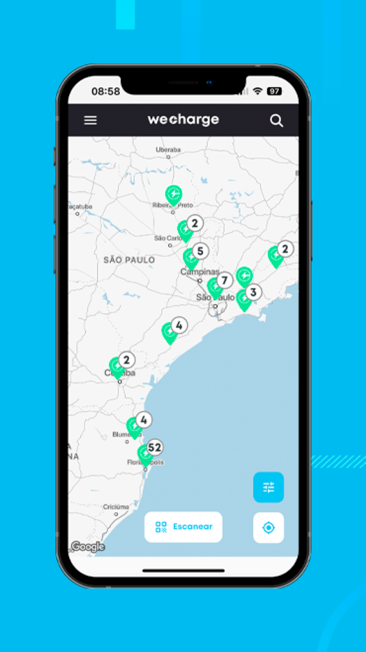 #5. WeCharge (iOS) 由: WeCharge Eletropostos