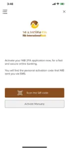 NIB 2FA screenshot #2 for iPhone