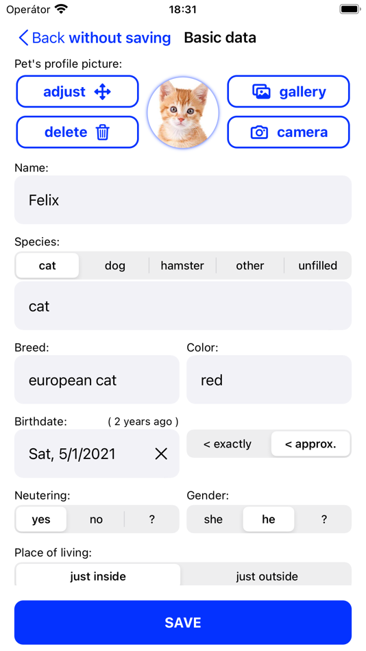 #9. Pets card (iOS) 由: Daniel Mikulasek
