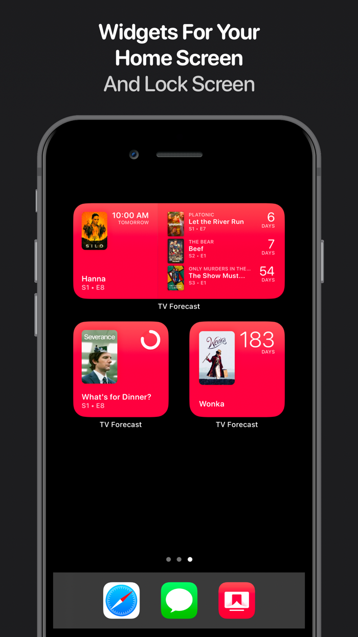 TV Forecast Shows and Movies