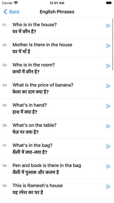 Spoken English through Hindi Screenshot