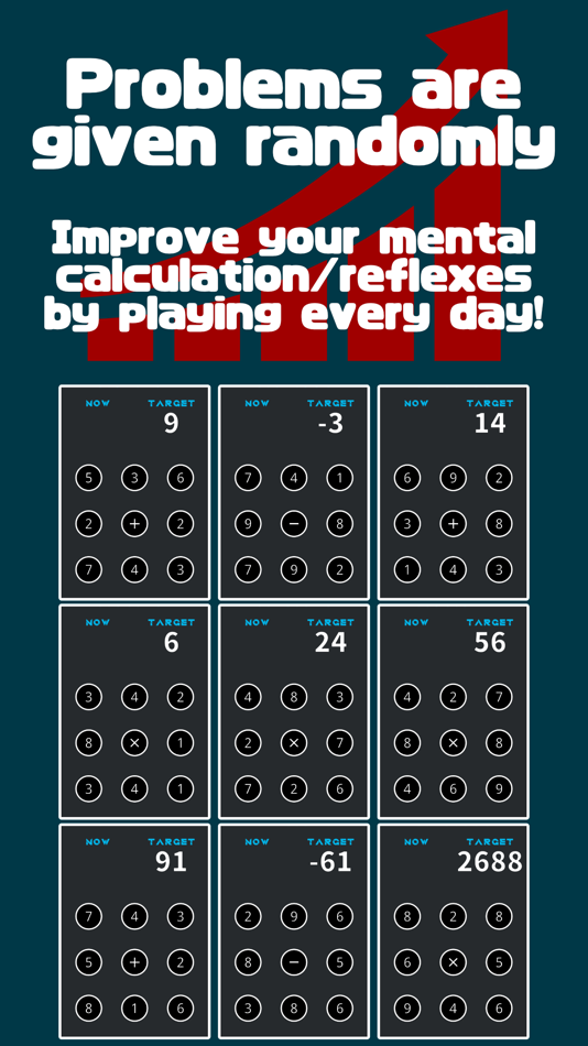 #4. TAMATH :One Stroke Math Puzzle (iOS) 由: hiroki kawakami