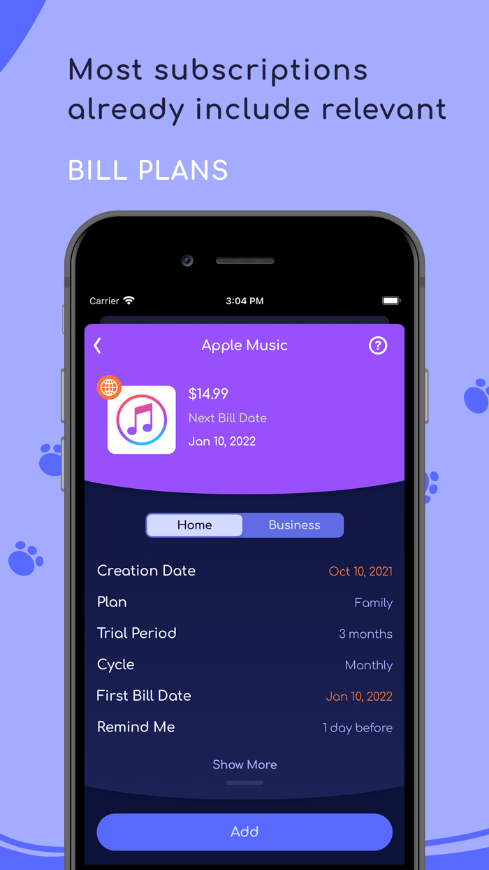 Plu - Subscriptions Tracker