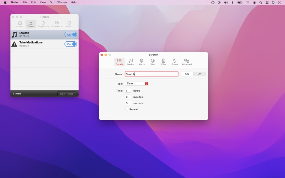 #5. Alarm Clock Pro (macOS) 来自: Koingo Software, Inc.