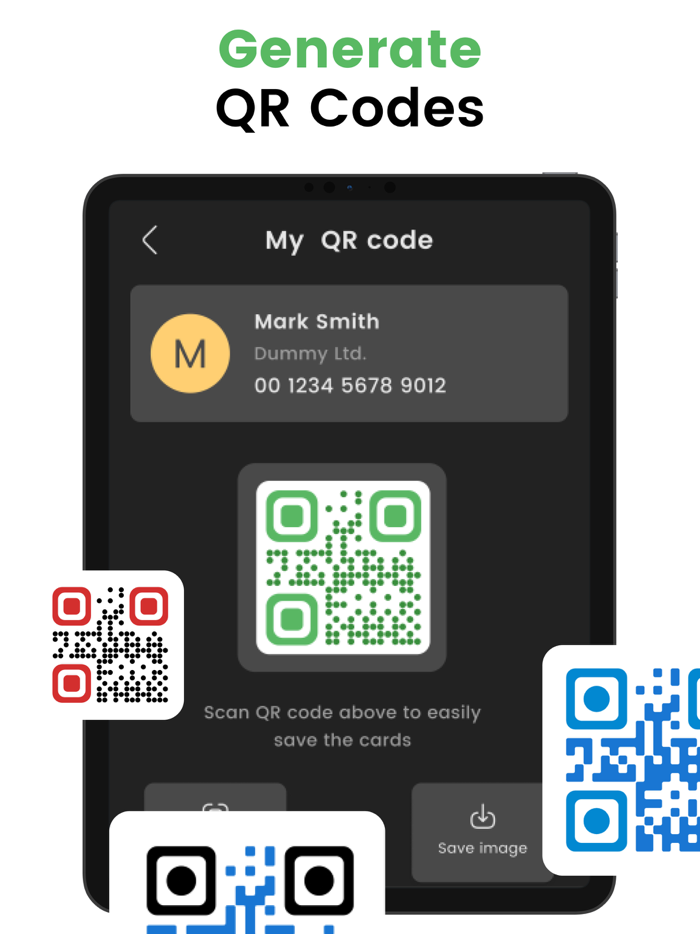 Business Card Reader and Maker