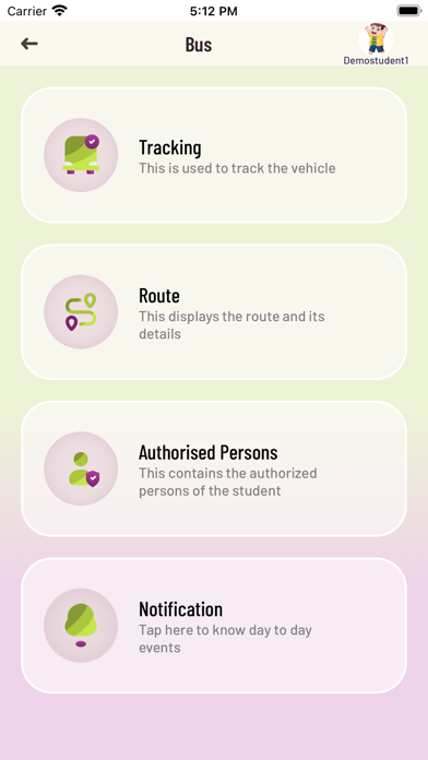 ETTS ParentApp Screenshot