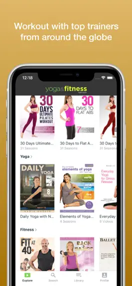Game screenshot Yoga and Fitness TV hack