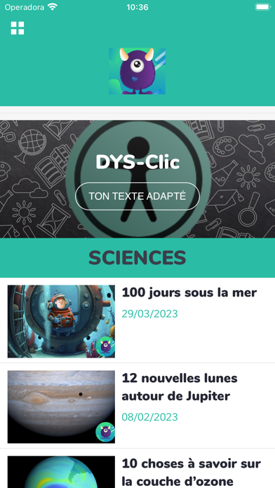 Screenshot #2 pour Les Ptits Monstres lecture