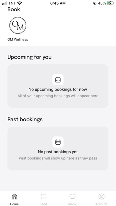 OM Wellness app Screenshot