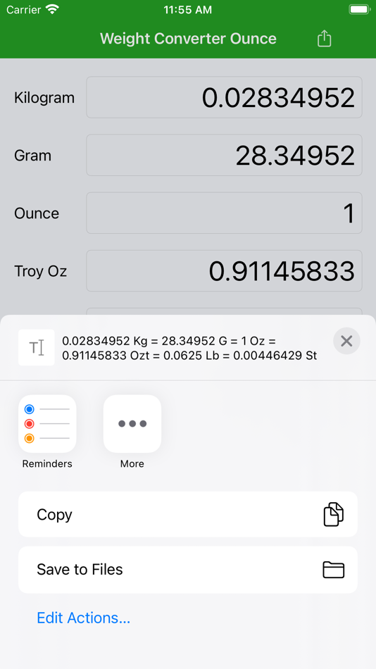 #2. Weight Converter Ounce (iOS) 由: Anna Filobok