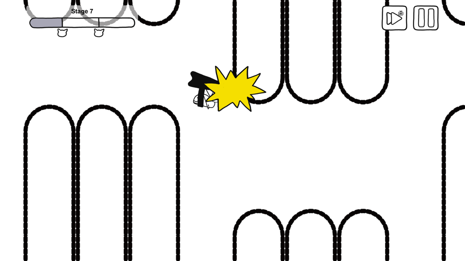 #2. Cat Save Cat (iOS) Podle: NURI YANG