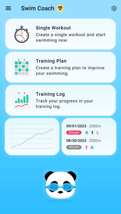 Swim Coach - Workout App Screenshot