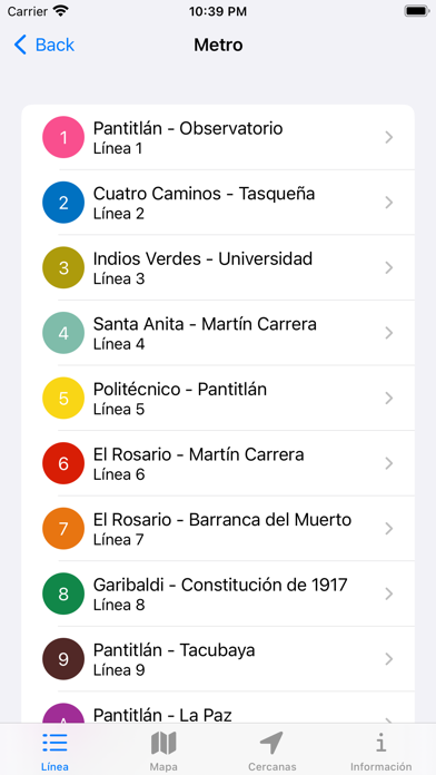 Red Transporte CDMX Screenshot
