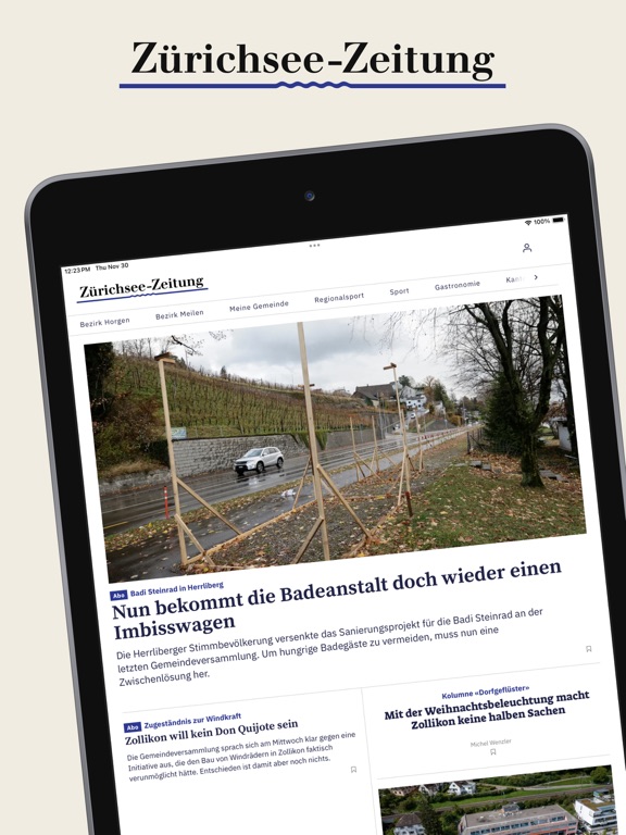 Screenshot #4 pour Zürichsee-Zeitung Nachrichten