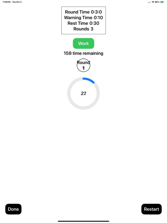 Screenshot #6 pour Work Out Round Timer