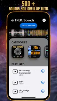 trek: sounds iphone screenshot 2