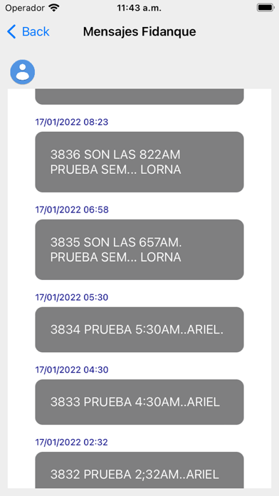 Mensajes Fidanque Screenshot