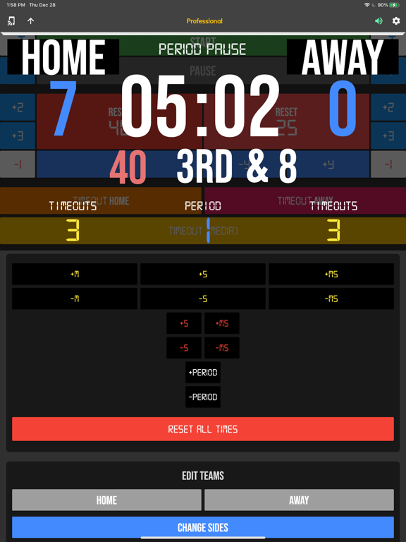BT Football Controller iPad screenshot 4 - Sports app