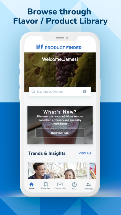 IFF PRODUCT FINDER Screenshot