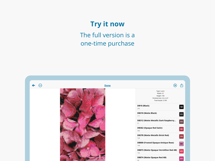 Loomerly Loom peyote and brick