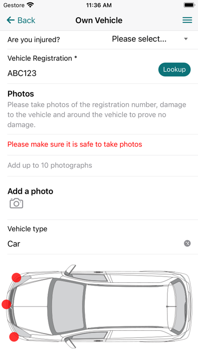 The Clear Group Claims App Screenshot