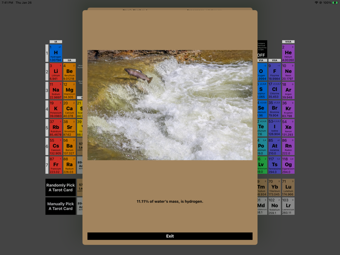 Tarot Periodic Table HD