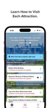 My CityPASSのスクリーンショット（3/8）