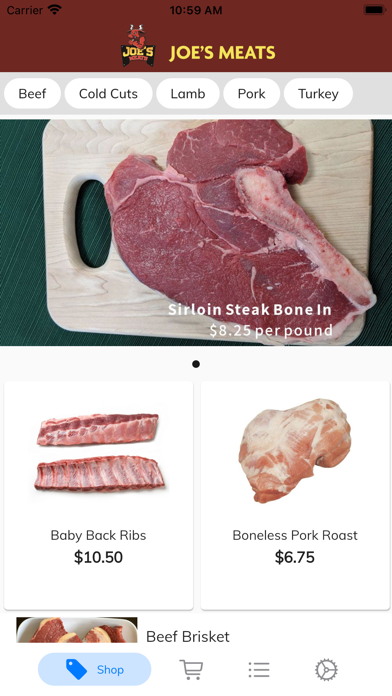 Joe's Meats Screenshot