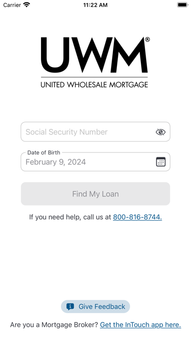 My UWM Loan Screenshot