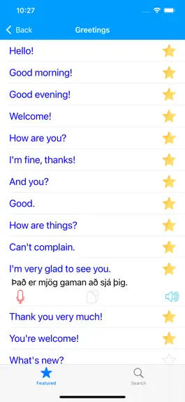 Game screenshot Learn Icelandic Phrases Pro apk