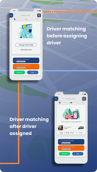 it's here Delivery Screenshot